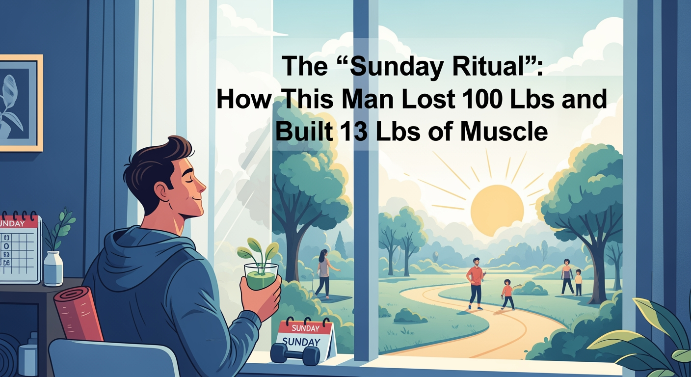 The 'Sunday Ritual': How This Man Lost 100 Lbs and Built 13 Lbs of Muscle