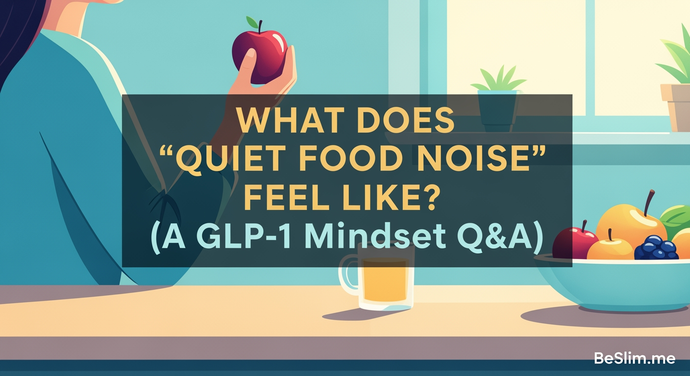 What Does 'Quiet Food Noise' Feel Like? (A GLP-1 Mindset Q&A)