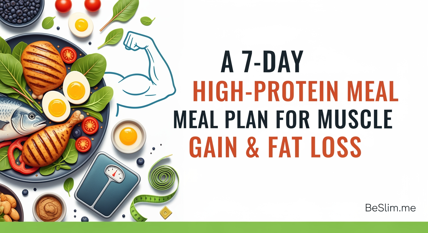 A 7-Day High-Protein Meal Plan for Muscle Gain & Fat Loss