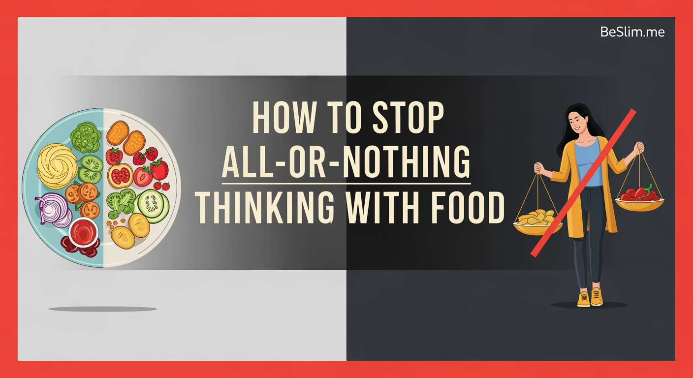 How to Stop All-or-Nothing Thinking with Food