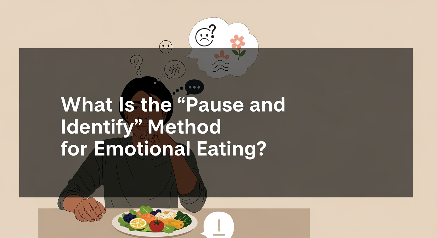 What Is the 'Pause and Identify' Method for Emotional Eating?