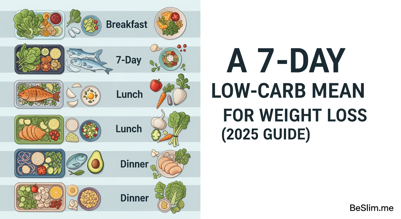 A 7-Day Low-Carb Meal Plan for Weight Loss (2025 Guide)