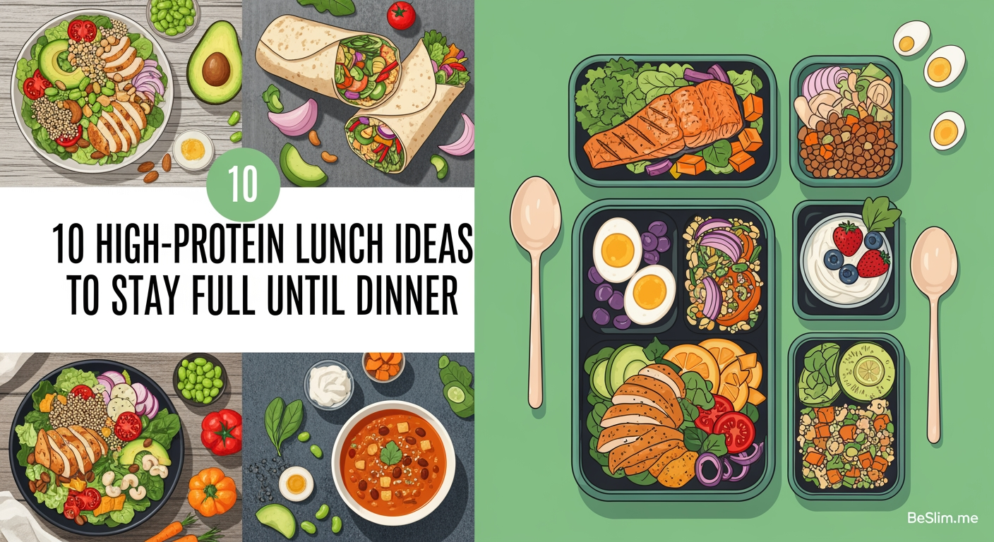 10 High-Protein Lunch Ideas to Stay Full Until Dinner