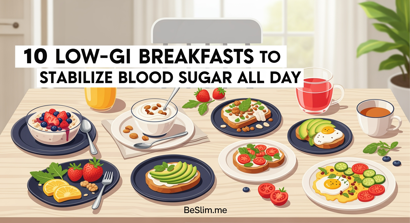 10 Low-GI Breakfasts to Stabilize Blood Sugar All Day