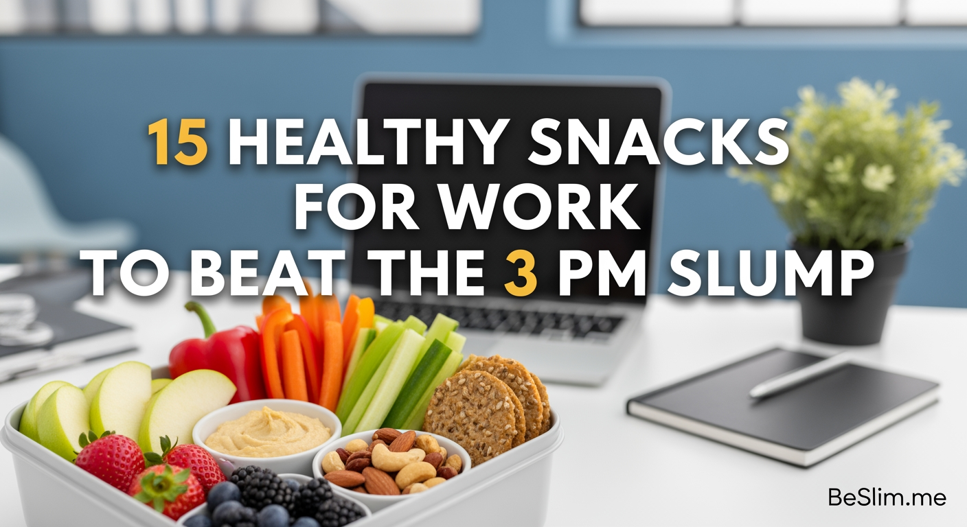 15 Healthy Snacks for Work to Beat the 3 PM Slump