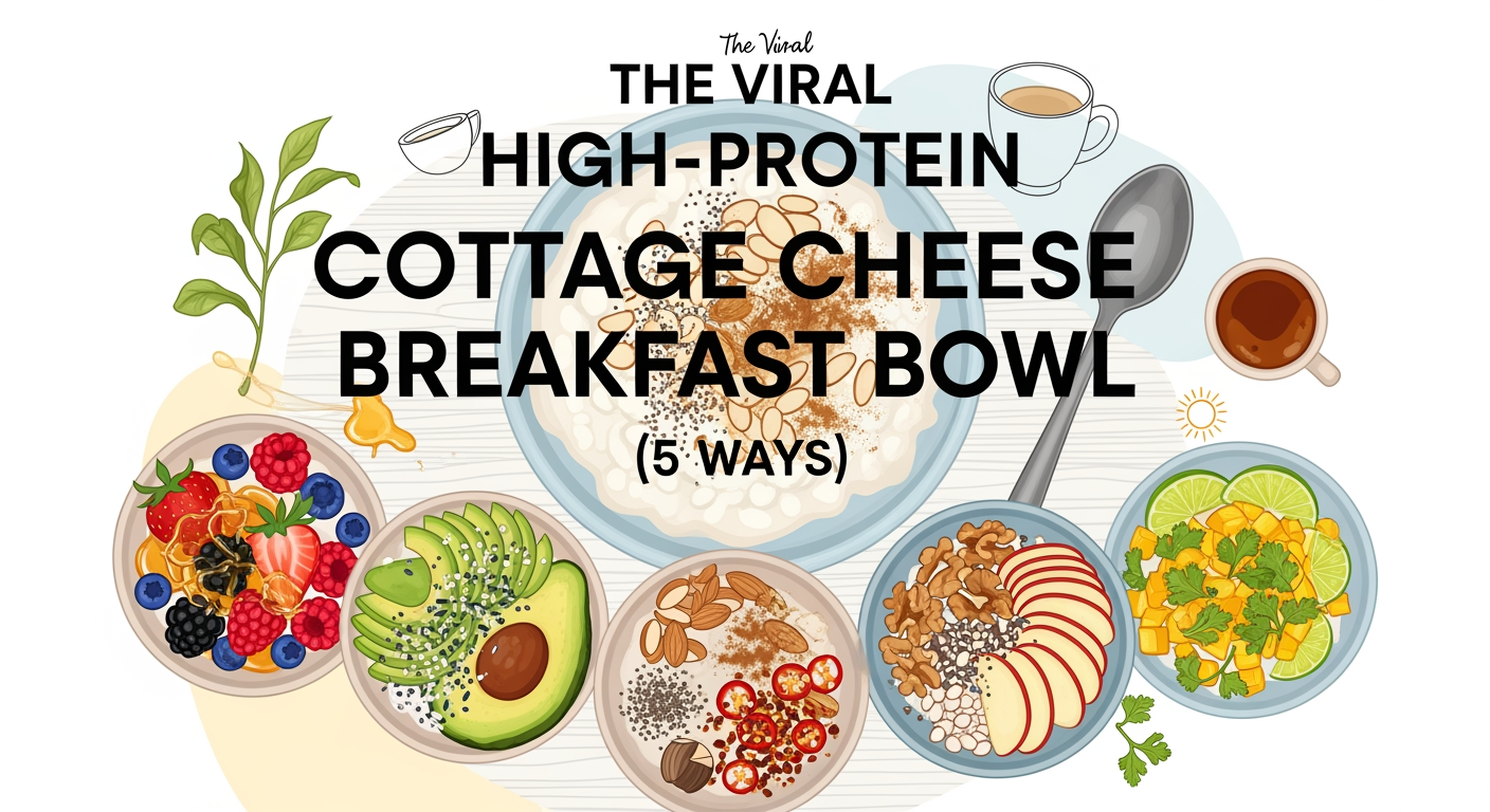 The Viral High-Protein Cottage Cheese Breakfast Bowl (5 Ways)