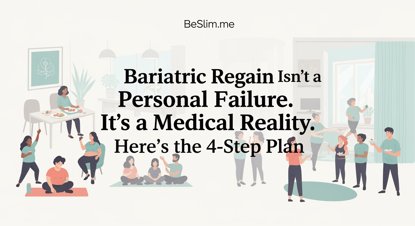 Bariatric Regain Isn't a Personal Failure. It's a Medical Reality. Here's the 4-Step Plan.