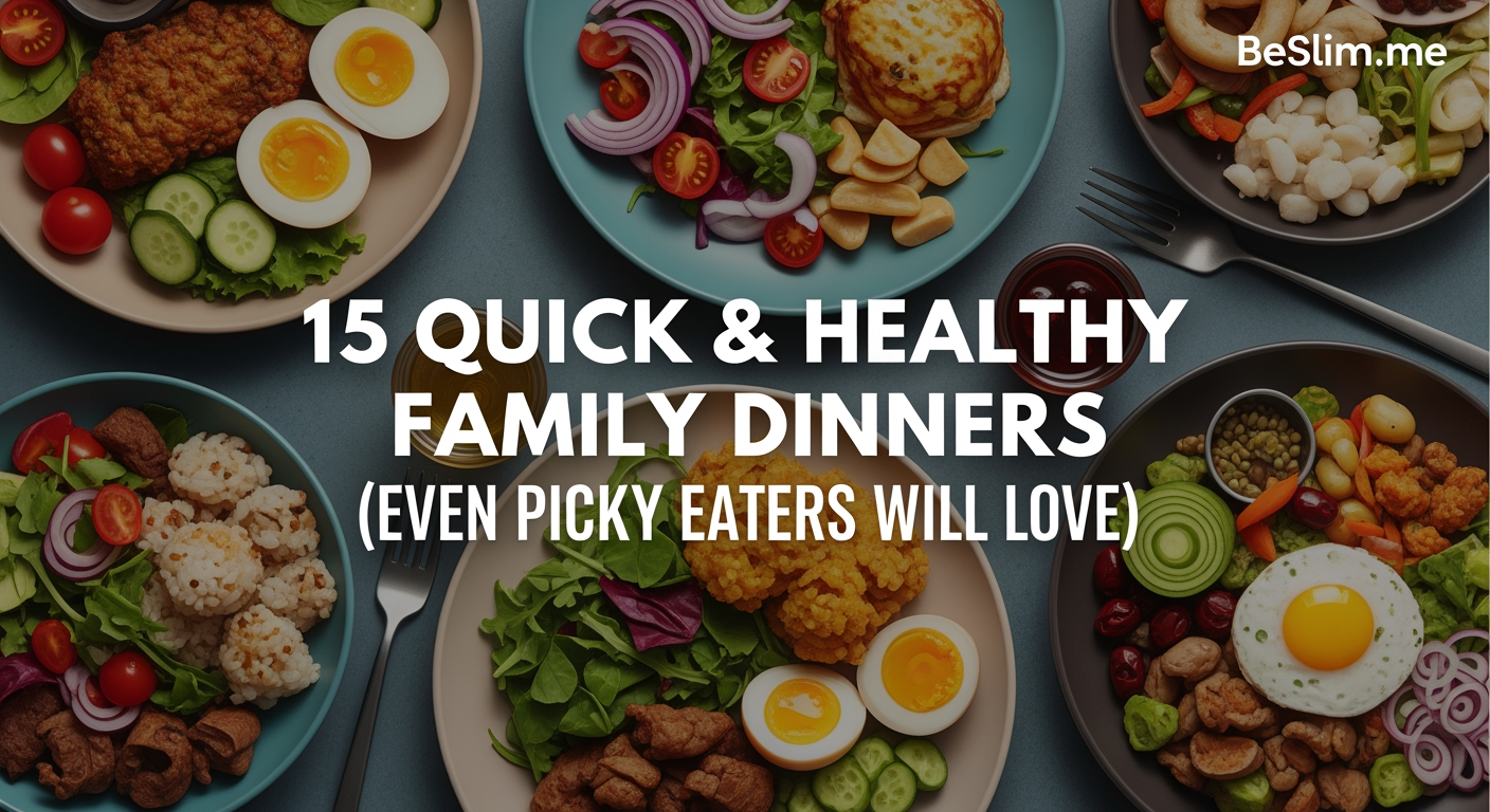 15 Quick & Healthy Family Dinners (Even Picky Eaters Will Love)