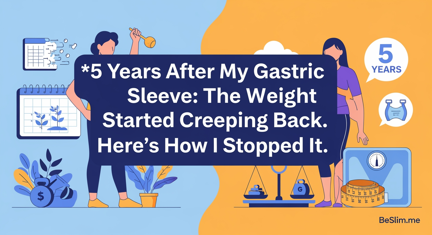 5 Years After My Gastric Sleeve: The Weight Started Creeping Back. Here's How I Stopped It.