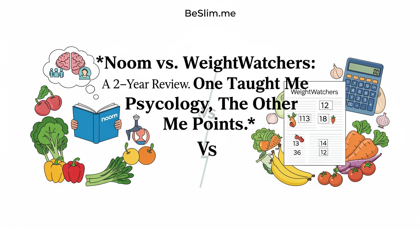 Noom vs. WeightWatchers: A 2-Year Review. One Taught Me Psychology, The Other Taught Me Points.