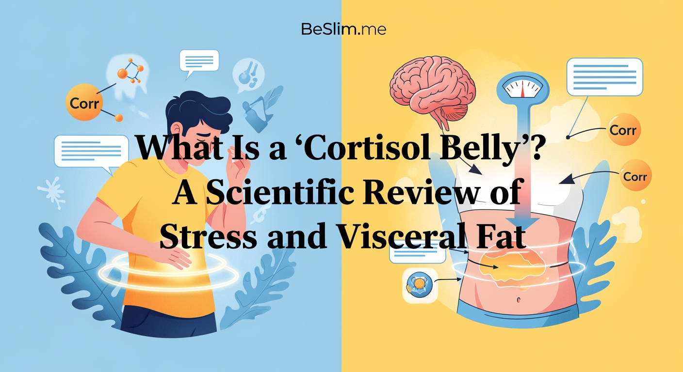 What Is a 'Cortisol Belly'? A Scientific Review of Stress and Visceral Fat