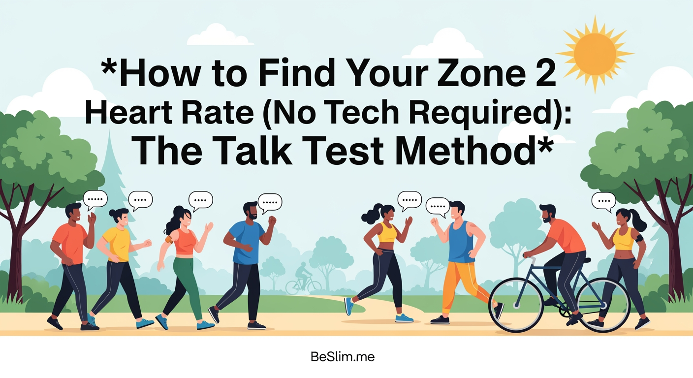 How to Find Your Zone 2 Heart Rate (No Tech Required): The Talk Test Method
