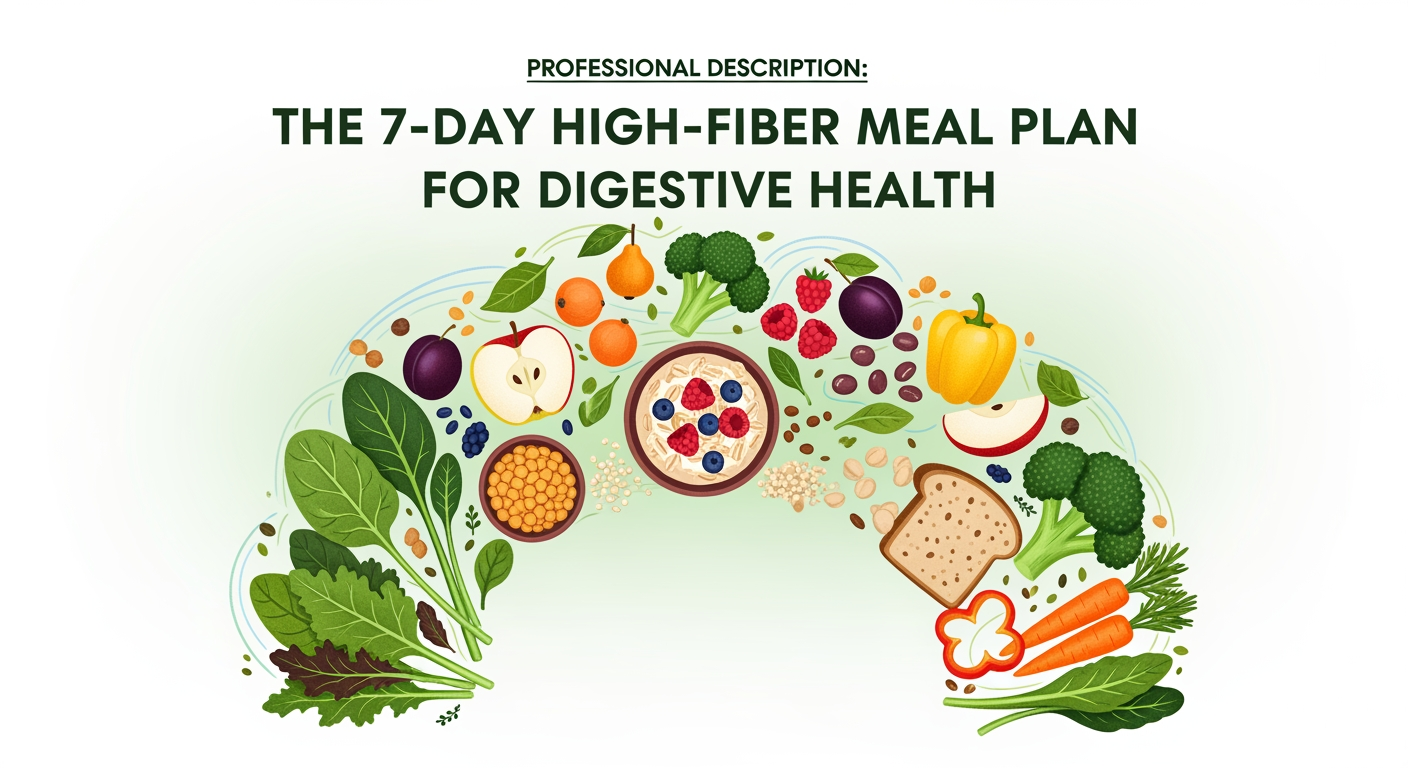 The 7-Day High-Fiber Meal Plan for Digestive Health