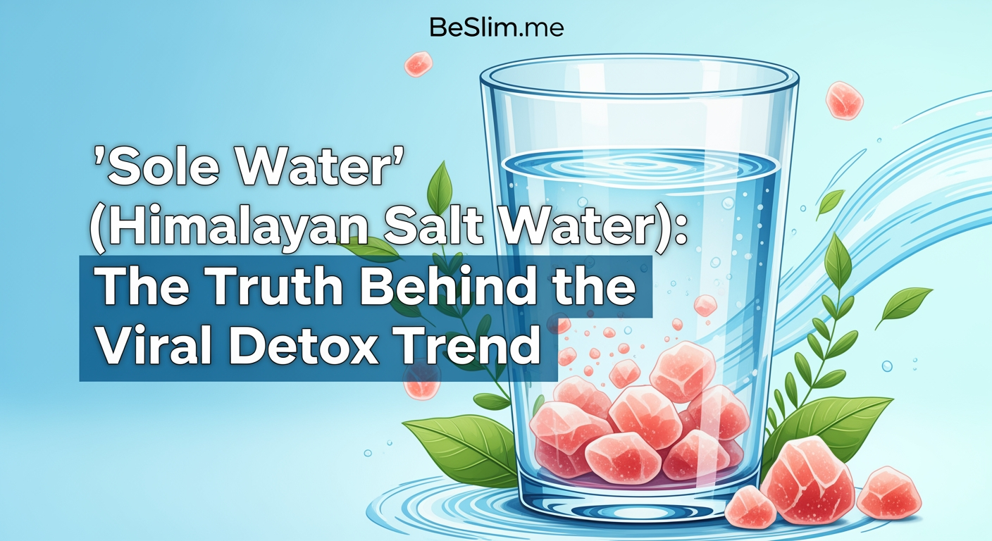 'Sole Water' (Himalayan Salt Water): The Truth Behind the Viral Detox Trend