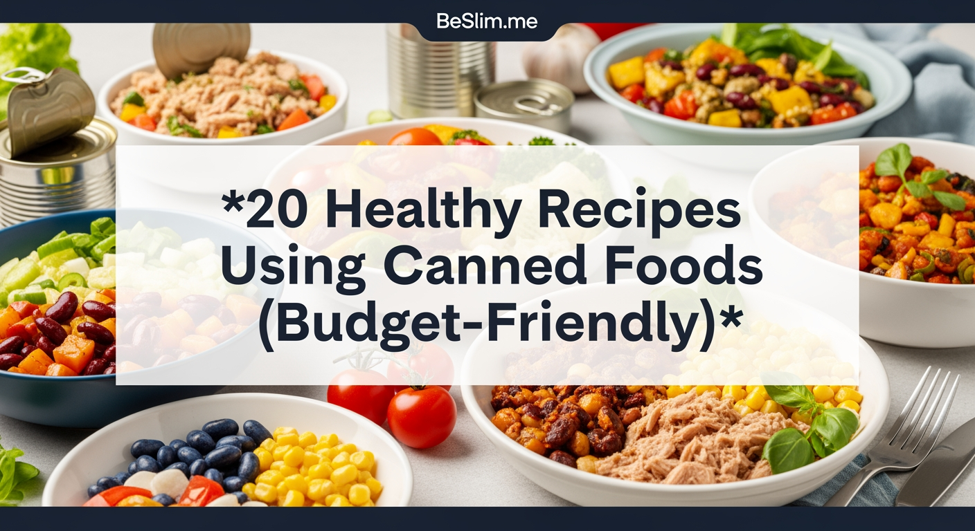 20 Healthy Recipes Using Canned Foods (Budget-Friendly)