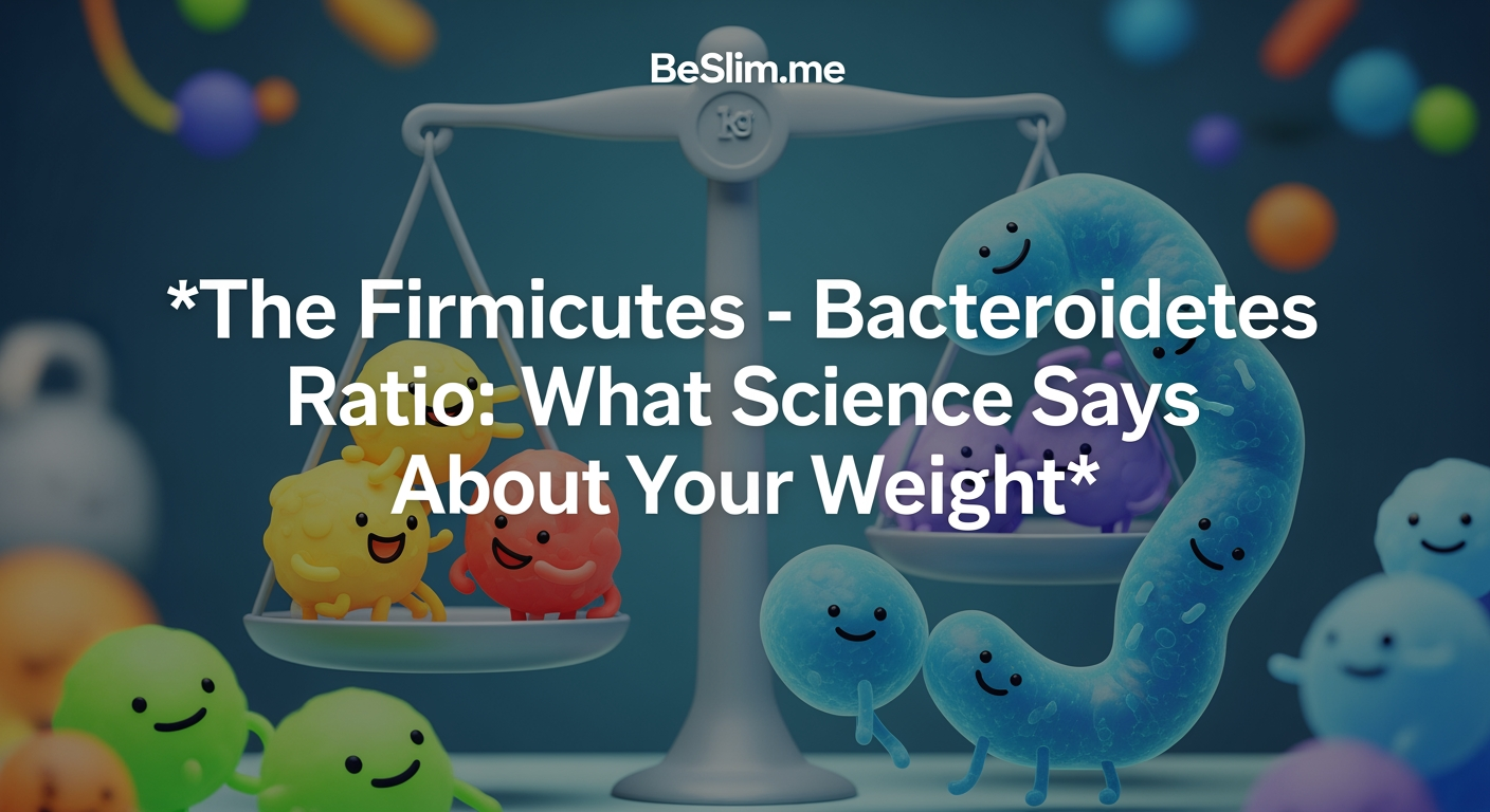 The Firmicutes - Bacteroidetes Ratio: What Gut Science Says About Your Weight