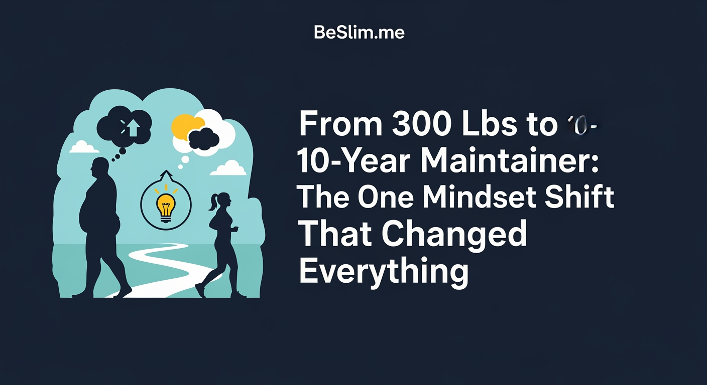 From 300 Lbs to 10-Year Maintainer: The One Mindset Shift That Changed Everything