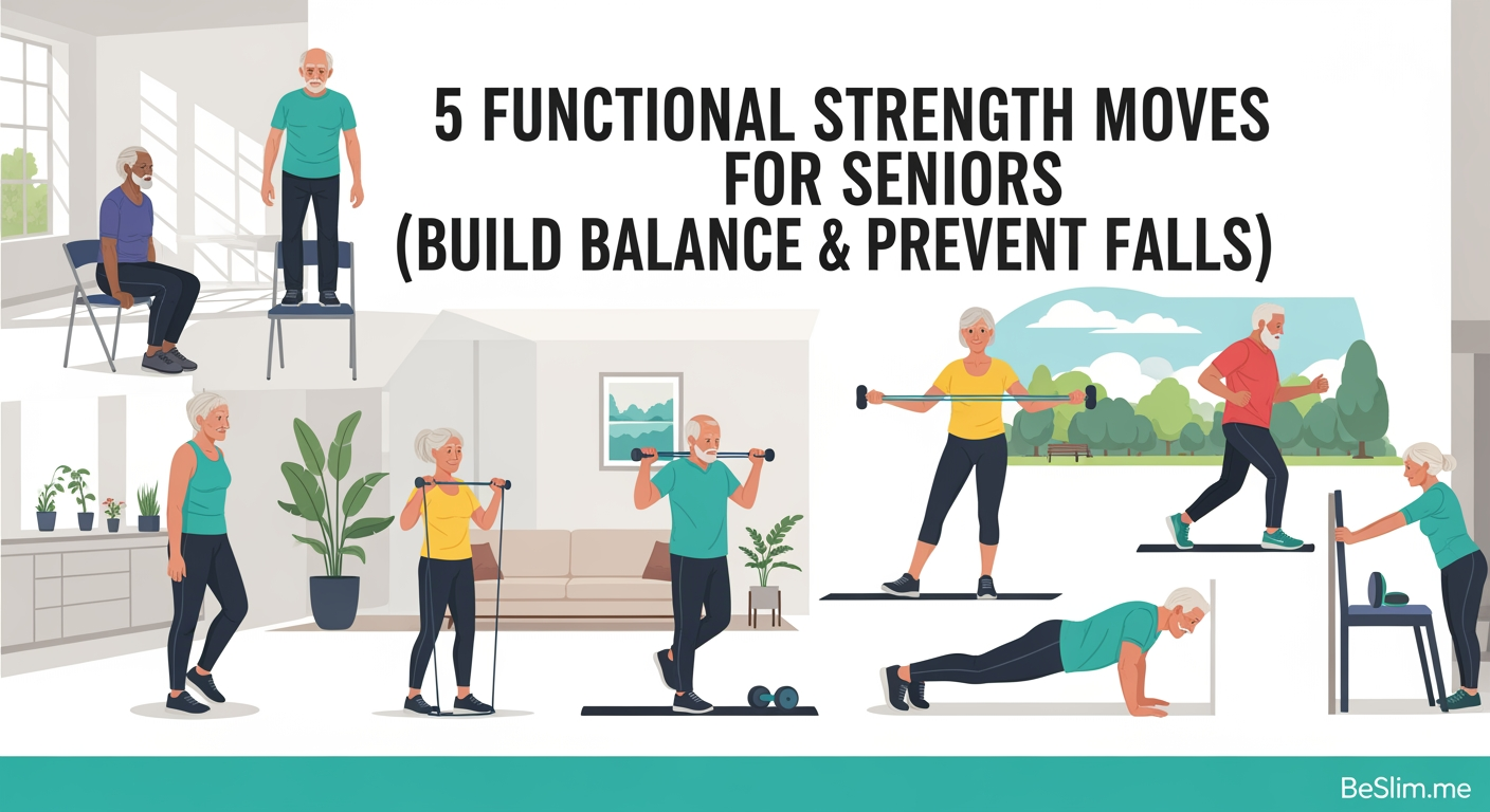 5 Functional Strength Moves for Seniors (Build Balance & Prevent Falls)