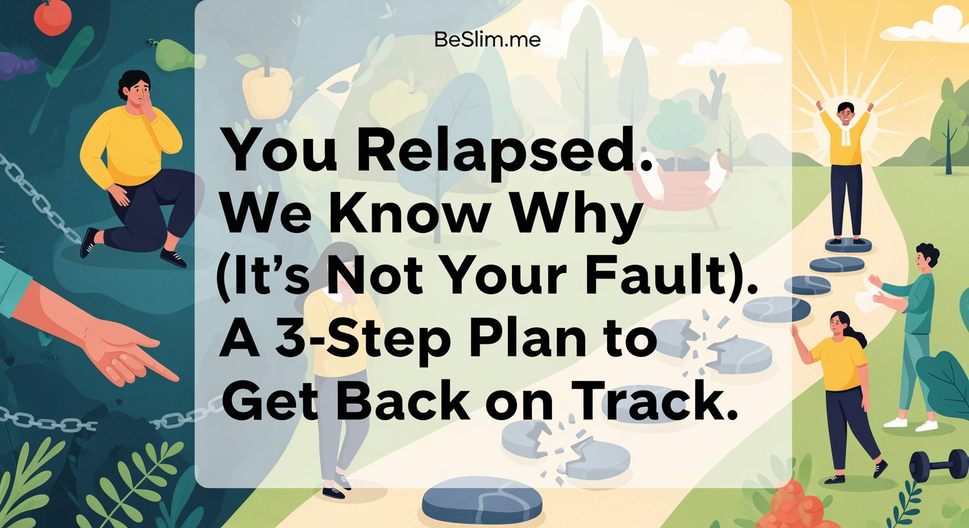 You Relapsed. We Know Why (It's Not Your Fault). A 3-Step Plan to Get Back on Track