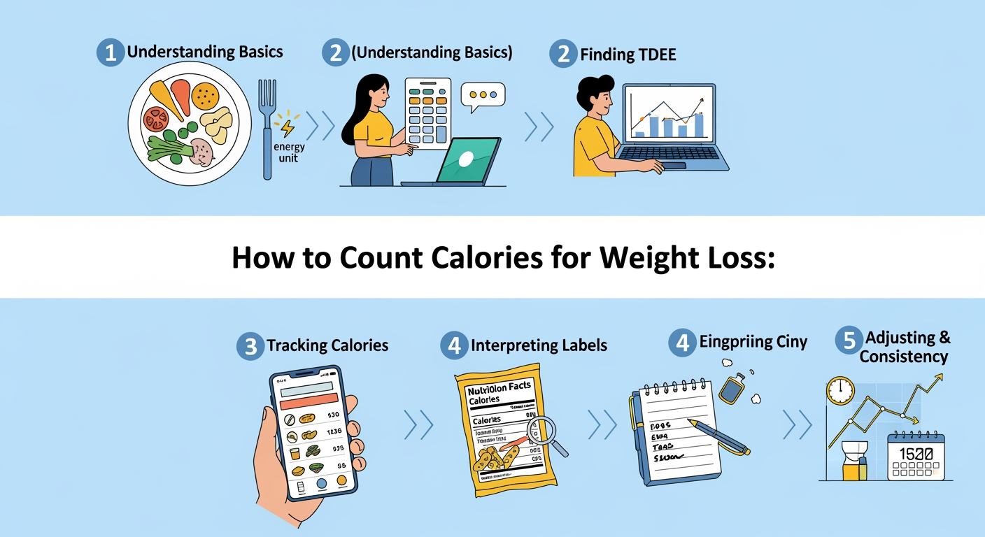 How to Count Calories for Weight Loss: A 5-Step Beginner's Guide