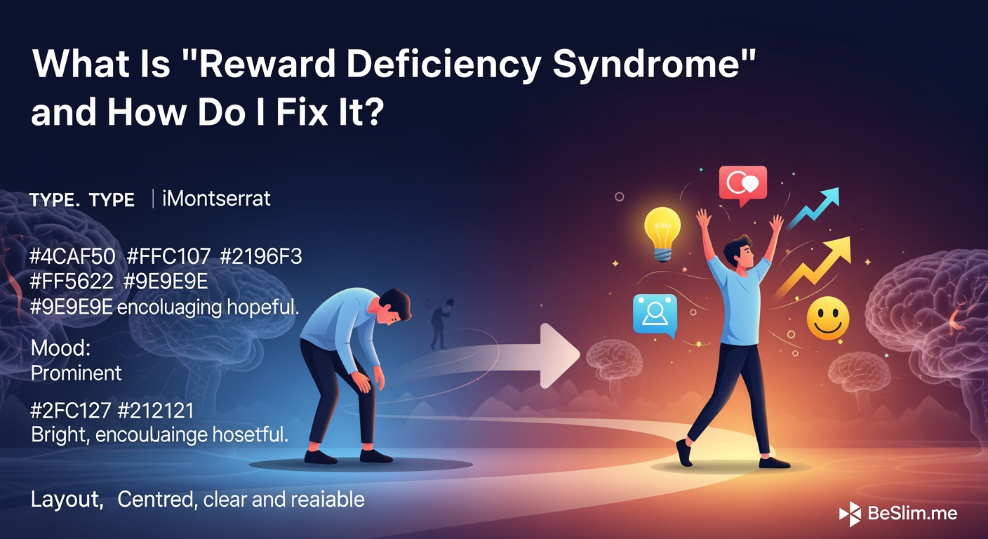 What Is 'Reward Deficiency Syndrome' and How Do I Fix It?