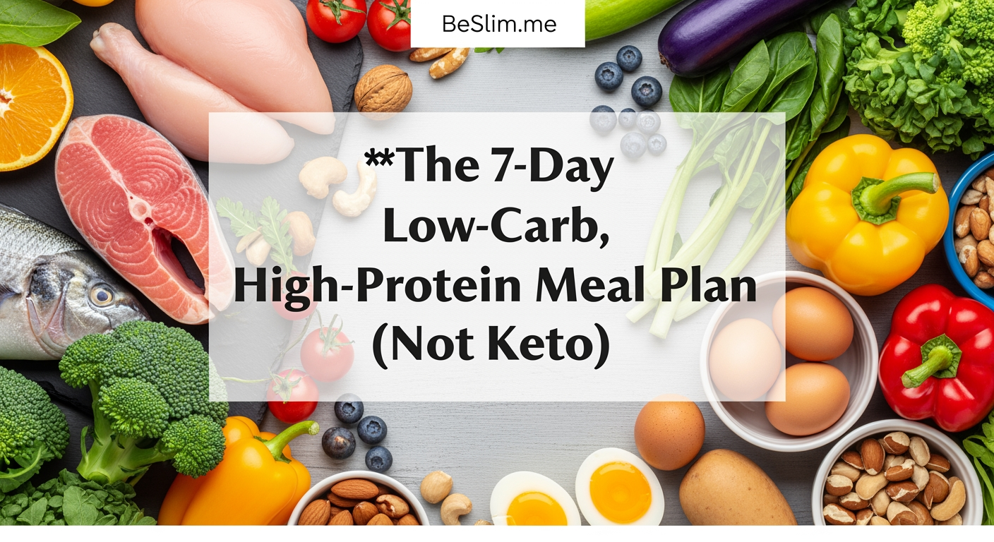 The 7-Day Low-Carb, High-Protein Meal Plan (Not Keto)