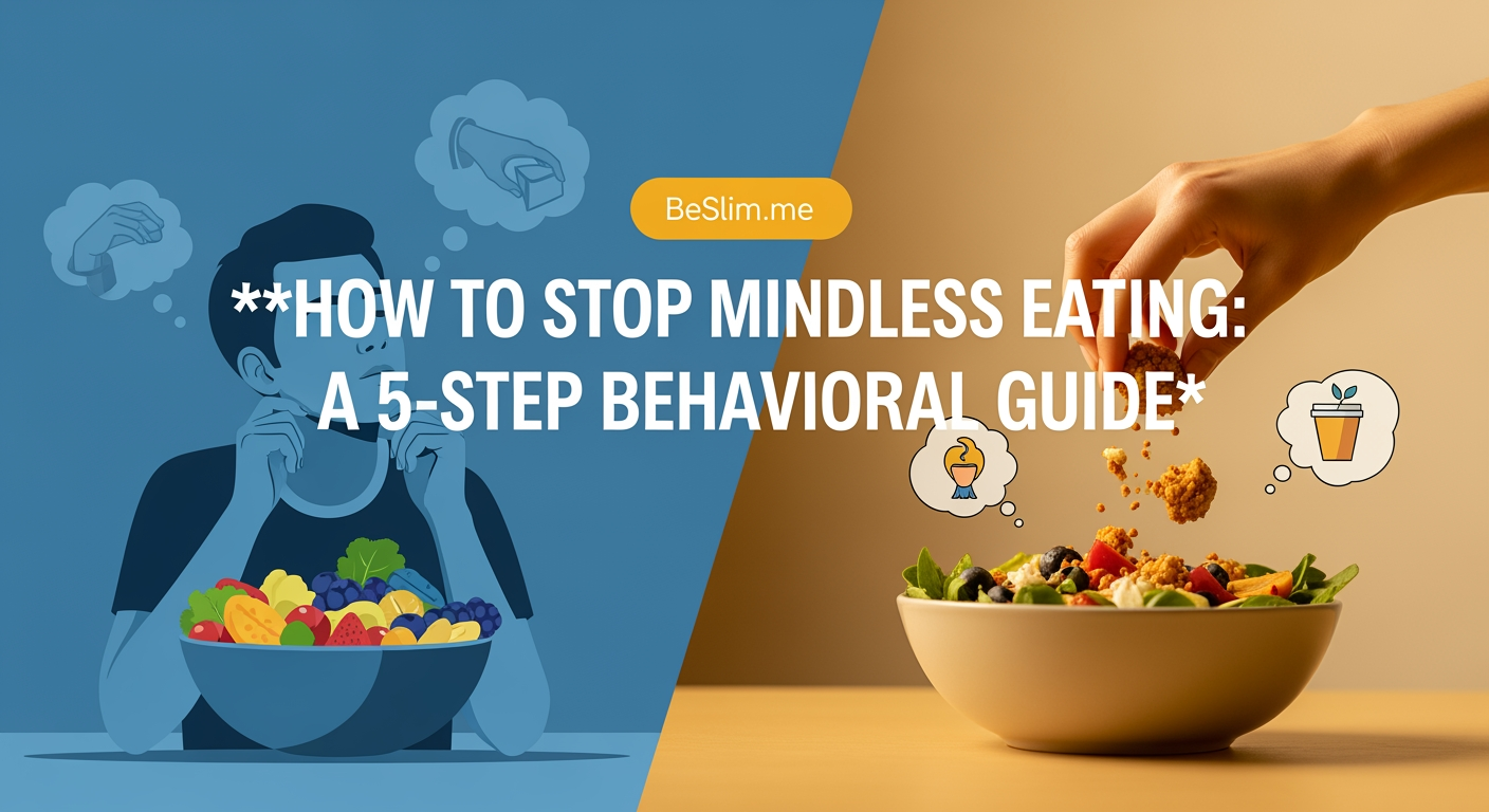 How to Stop Mindless Eating: A 5-Step Behavioral Guide