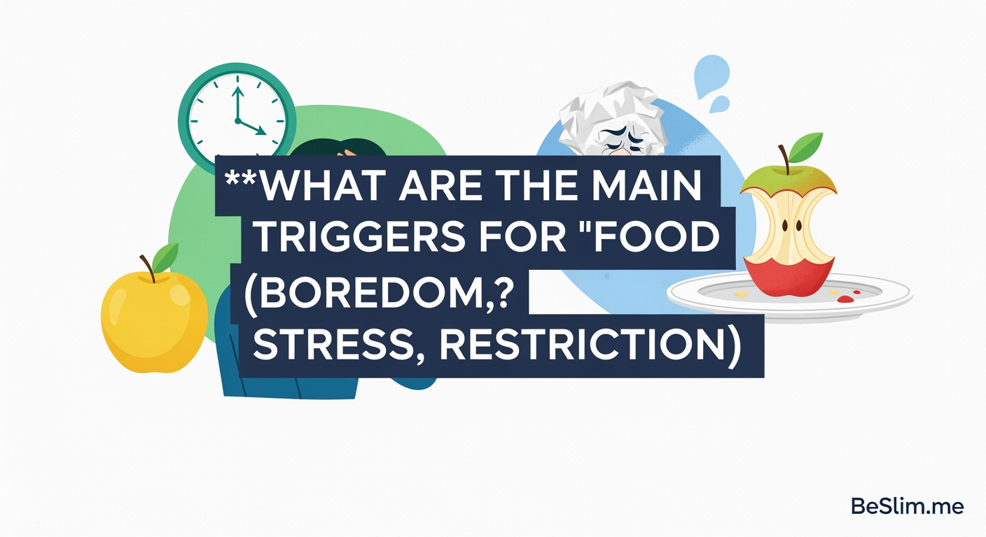 What Are the Main Triggers for 'Food Noise'? (Boredom, Stress, Restriction)