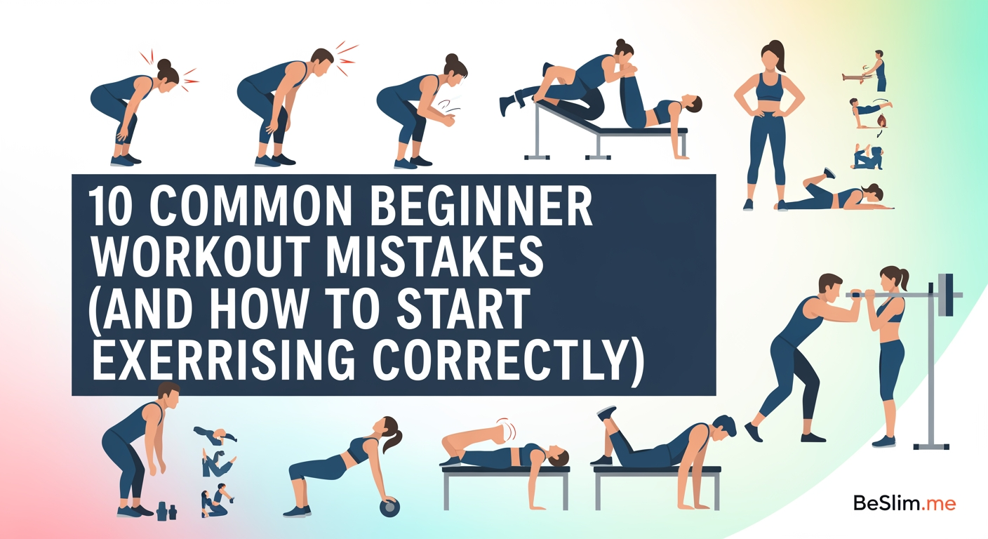 10 Common Beginner Workout Mistakes (And How to Start Exercising Correctly)