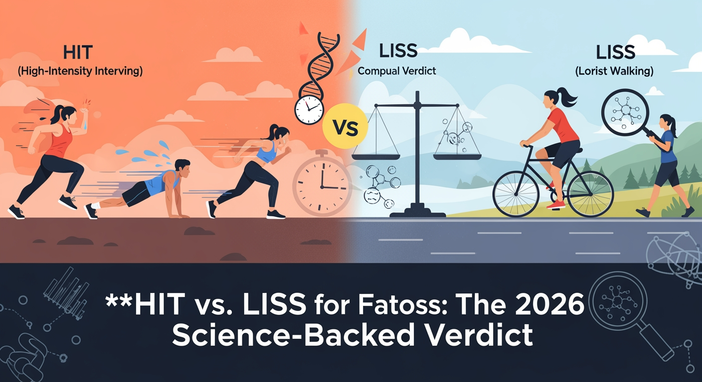 HIIT vs. LISS for Fat Loss: The 2026 Science-Backed Verdict