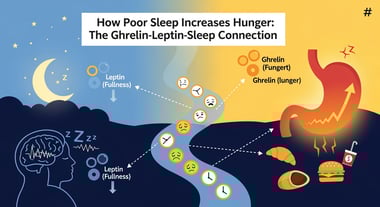 How Poor Sleep Increases Hunger: The Ghrelin-Leptin-Sleep Connection