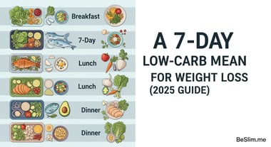 A 7-Day Low-Carb Meal Plan for Weight Loss (2025 Guide)
