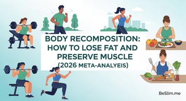 Body Recomposition: How to Lose Fat and Preserve Muscle (2026 Meta-Analysis)
