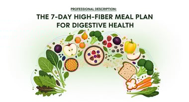 The 7-Day High-Fiber Meal Plan for Digestive Health