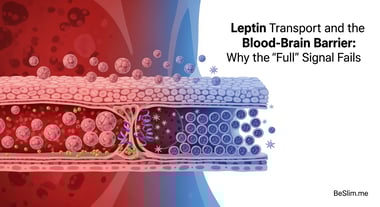 Leptin Transport and the Blood-Brain Barrier: Why the 'Full' Signal Fails