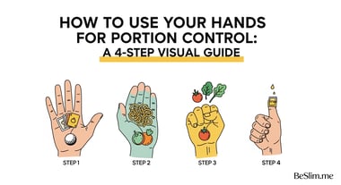 How to Use Your Hands for Portion Control: A 4-Step Visual Guide
