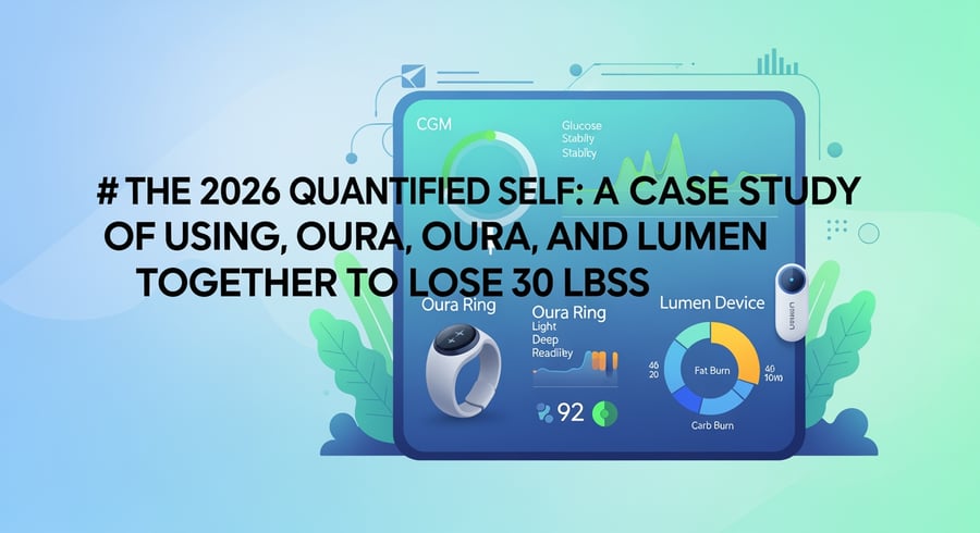 The 2026 Quantified Self: A Case Study of Using CGM, Oura, and Lumen Together to Lose 30 Lbs